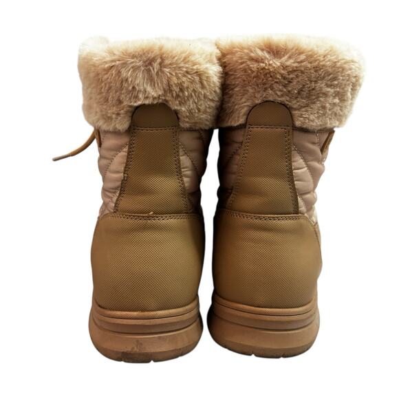 Aldo Flurrys Waterproof Faux Fur Winter Boots Size 9 Womens Nude Pink - Picture 5 of 8